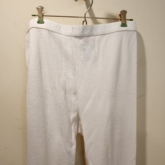 Joe Boxer Men's Off White Thermal Pants size L - Picture 6 of 8